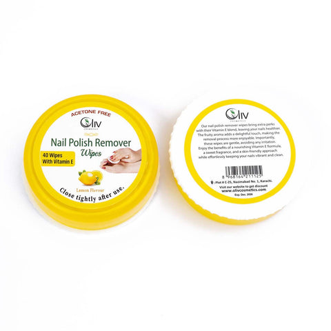 Oliv Nail Polish Remover Wipes